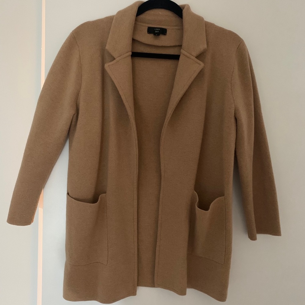 JCrew Tan Coatigan